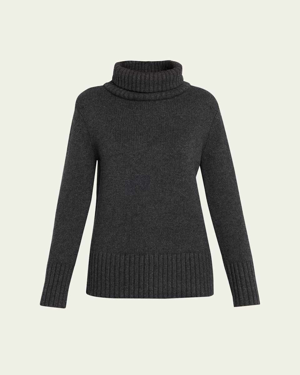 Oversized Turtleneck Cashmere Sweater